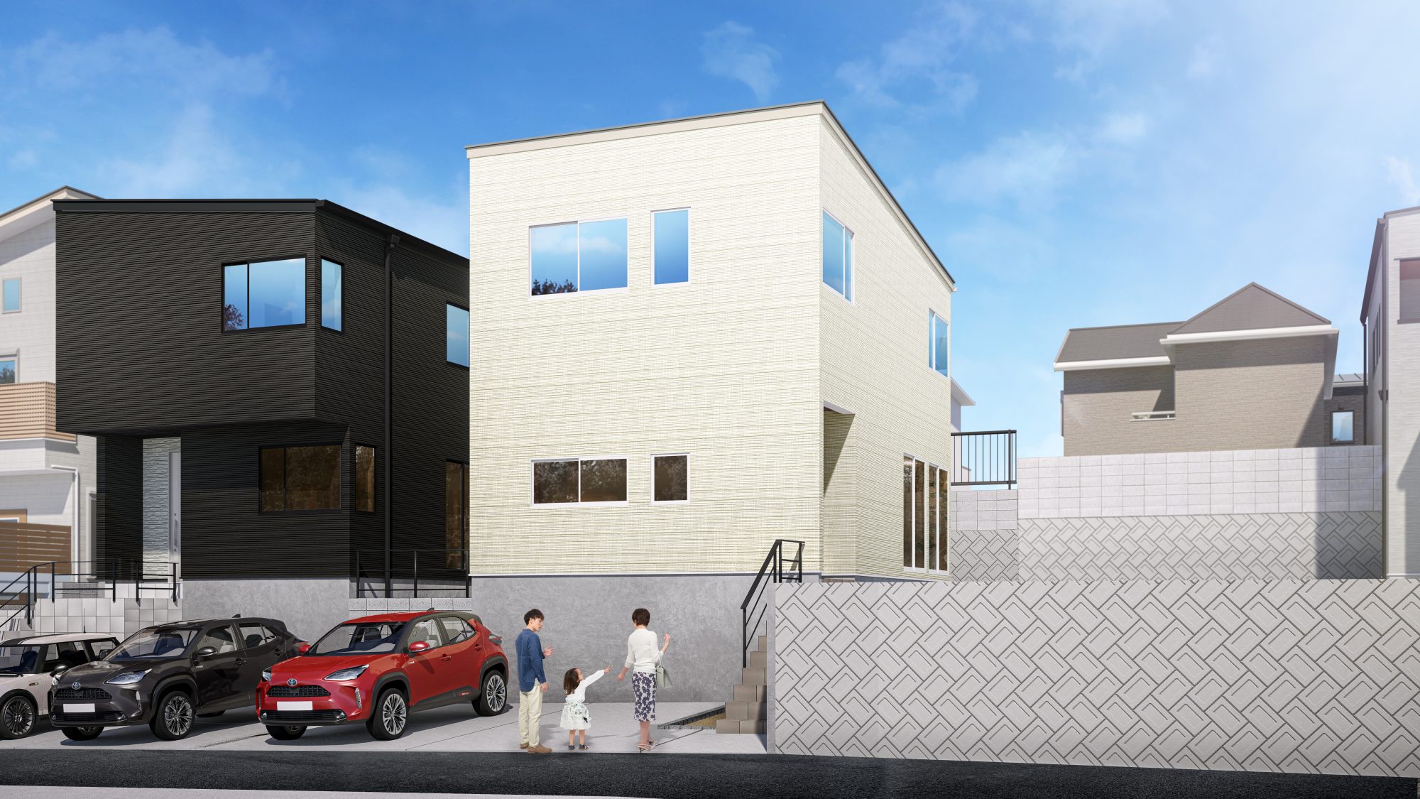2鹿児島市城山1丁目　新築建売　物件名【城山1-03】リビング横、最適空間のあるお家